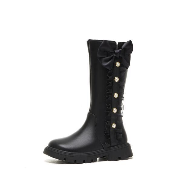 2024 Iarna Moda Copii Fete Cizme scurte Cizme de zăpadă de pluș în stil coreean Pantofi sport pentru copii Pantofi din piele de bumbac