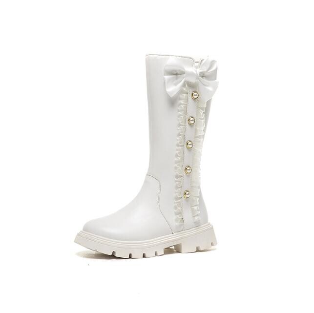 2024 Iarna Moda Copii Fete Cizme scurte Cizme de zăpadă de pluș în stil coreean Pantofi sport pentru copii Pantofi din piele de bumbac