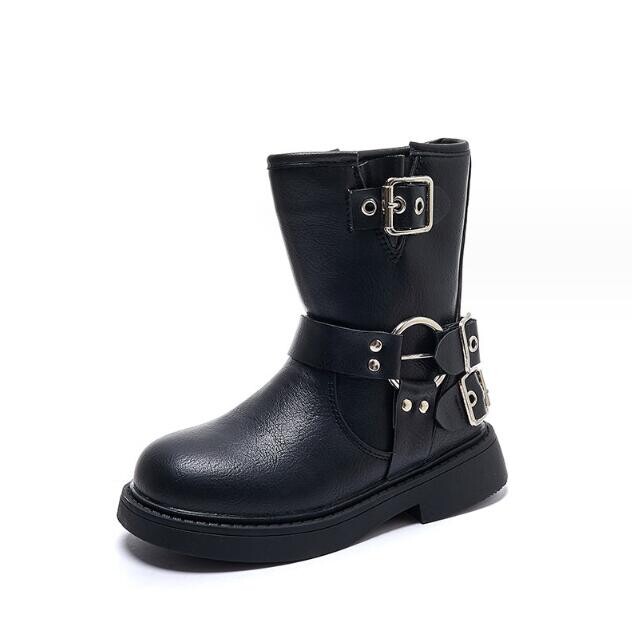 Lapsed Soojad Saapad Poisid Tüdrukud Nahkjalatsid Lapsed Mood Lühikesed lumesaapad Libisemiskindlad Kulumiskindlad Õpilased Vabaajajalatsid