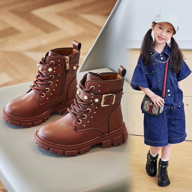 Copii Băieți Fete Cizme singure Cizme de zăpadă pentru copii Mijlociu Copii de modă Pantofi de zăpadă Anti-alunecare Rezistent la uzură Pantofi sport pentru copii