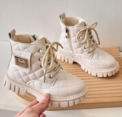 Laste vabaajajalatsid lastele Suurus 26-36 Lumesaapad tüdrukutele Nahast veekindlad talvised laste spordijalatsid Tüdrukute moesaapad