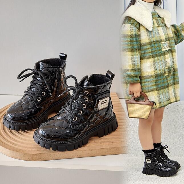 Laste vabaajajalatsid lastele Suurus 26-36 Lumesaapad tüdrukutele Nahast veekindlad talvised laste spordijalatsid Tüdrukute moesaapad