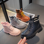 Uued 2024. aasta sügis, lapsed, moesaapad, tüdrukud, vabaajajalatsid, kummitald, pehme nahk, lapsed, poisid, saapad, Botas De Invierno