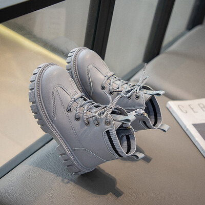 Uued 2024. aasta sügis, lapsed, moesaapad, tüdrukud, vabaajajalatsid, kummitald, pehme nahk, lapsed, poisid, saapad, Botas De Invierno