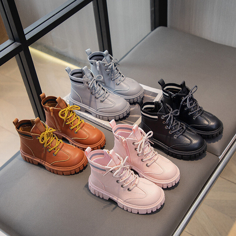 Uued 2024. aasta sügis, lapsed, moesaapad, tüdrukud, vabaajajalatsid, kummitald, pehme nahk, lapsed, poisid, saapad, Botas De Invierno