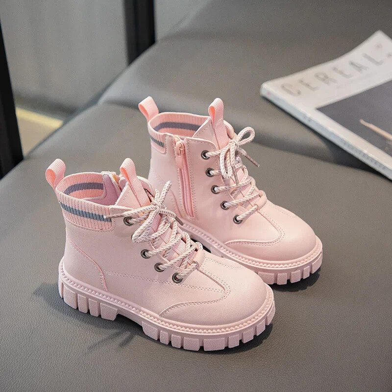 Moodsad lastesaapad Sügis-talv Uus 2023 Poistele Tüdrukutele Libisemisvastane pehme kummist välistald Kootud Tõmblukuga Poolsaapad Vabaajajalatsid