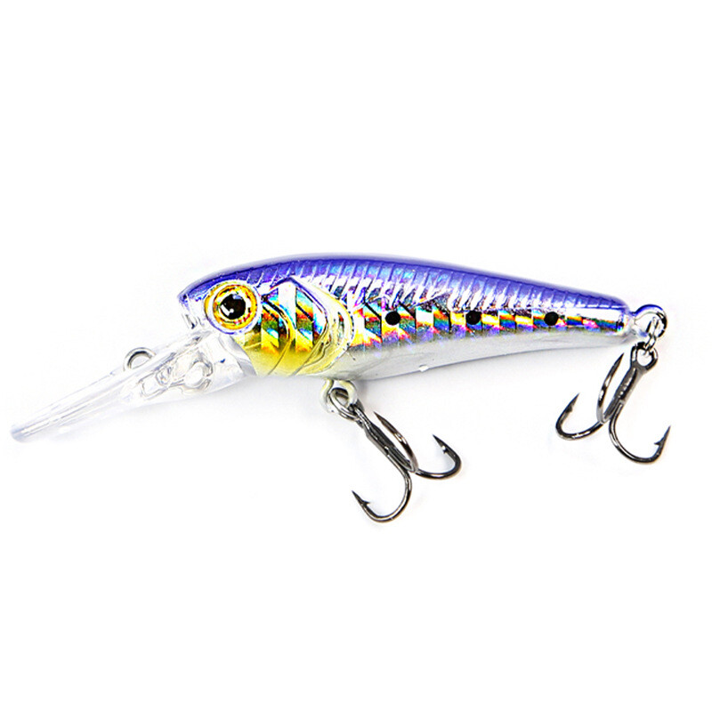 Scuba Bass Minnow 40mm 2,7g simuleeritud peibutis, kalapüügi peibutis kõva söödaga ahvena piiriülene kaubandus