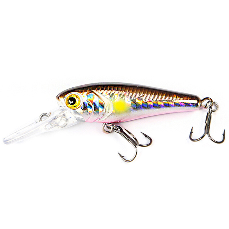 Scuba Bass Minnow 40mm 2,7g simuleeritud peibutis, kalapüügi peibutis kõva söödaga ahvena piiriülene kaubandus