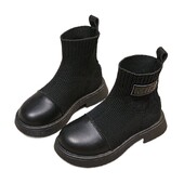 Παιδικές μπότες 2024 φθινόπωρο και χειμώνας νέο ελαστικό Κορίτσια Κάλτσες Μπότες Παιδικά Παπούτσια για νήπια Μόδα κορίτσια πριγκίπισσα μποτάκια μαλακά