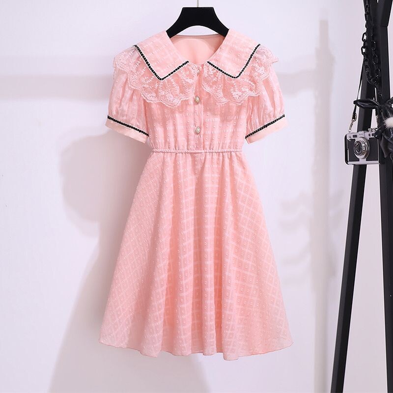 Rochie de prințesă pentru fete, stil academiei, guler din dantelă de vară, rochie pentru fete, costume de performanță de petrecere, 3-10 ani, haine noi pentru copii