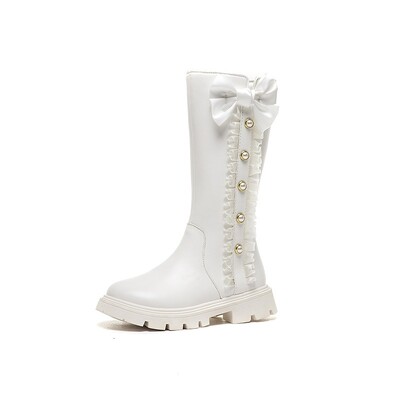 Sügistalv Tüdrukute Saapad Vibupits Printsessikingad Õues Libisemiskindlad Laste Kõrged Saapad Tuulekindlad Veekindlad Laste Vabaajajalatsid