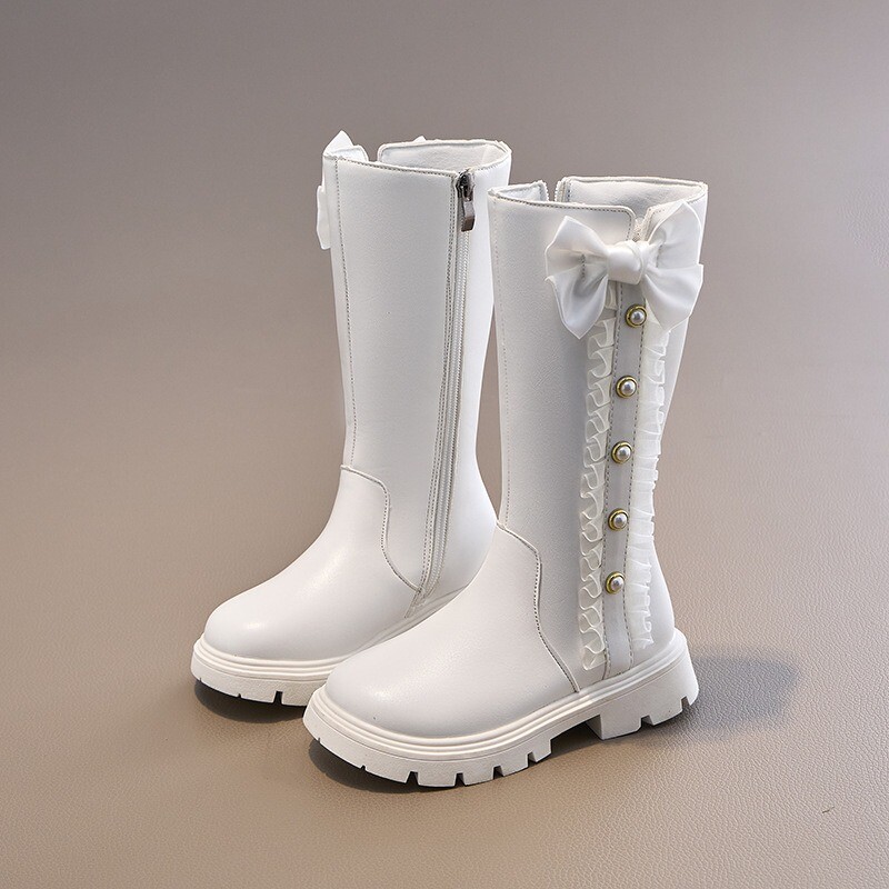 Sügistalv Tüdrukute Saapad Vibupits Printsessikingad Õues Libisemiskindlad Laste Kõrged Saapad Tuulekindlad Veekindlad Laste Vabaajajalatsid