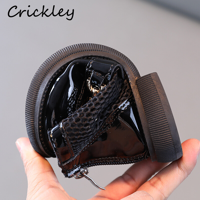 Kevadsuvi Ketikaunistus Lastesaapad Võrgust lakknahast pahkluukingad lastele Libisemiskindlad Tõmblukuga Tüdrukute Moesaapad