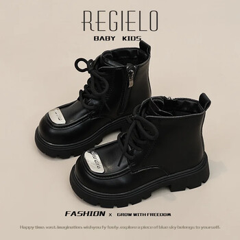 Βρεφικό παπούτσι Baby girl Boot 2023 Boy Shoe Short Boot Δερμάτινες μπότες Μαλακή σόλα casual Sneaker Παιδικό παπούτσι για κορίτσι Zapatos Niña Ботинки