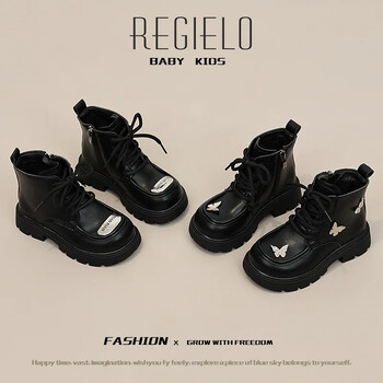 Βρεφικό παπούτσι Baby girl Boot 2023 Boy Shoe Short Boot Δερμάτινες μπότες Μαλακή σόλα casual Sneaker Παιδικό παπούτσι για κορίτσι Zapatos Niña Ботинки