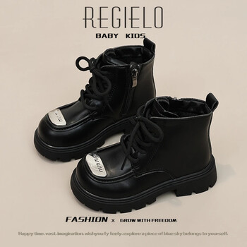 Βρεφικό παπούτσι Baby girl Boot 2023 Boy Shoe Short Boot Δερμάτινες μπότες Μαλακή σόλα casual Sneaker Παιδικό παπούτσι για κορίτσι Zapatos Niña Ботинки