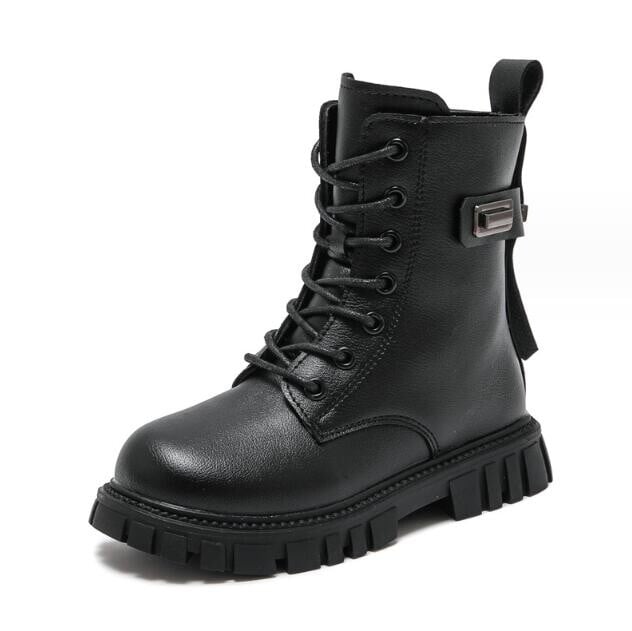 2024. aasta talv, lastemood, tüdrukud, lühikesed poolsaapad, korea stiilis pehmed lumesaapad, laste spordijalatsid, puuvillased nahast tossud