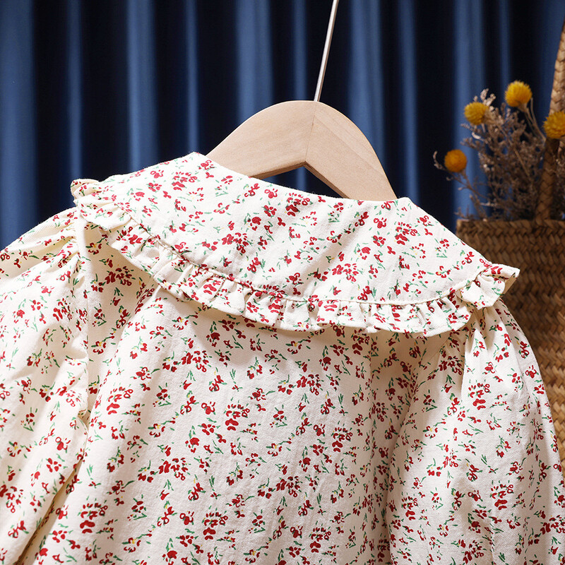 Košulja za djevojčice 2024. Proljeće Nova dječja košulja dugih rukava Korejska modna košulja za lutke Djevojčica Modna gornja bluza za djevojčice