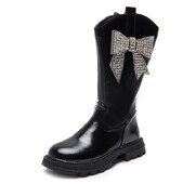 Παιδικά Παιδικά Μποτάκια Χειμερινά βελούδινα ζεστά βαμβακερά παπούτσια για χιόνι για κορίτσια Αντιολισθητικά μαλακά δερμάτινα μακριές μπότες για χιόνι Αθλητικά παπούτσια