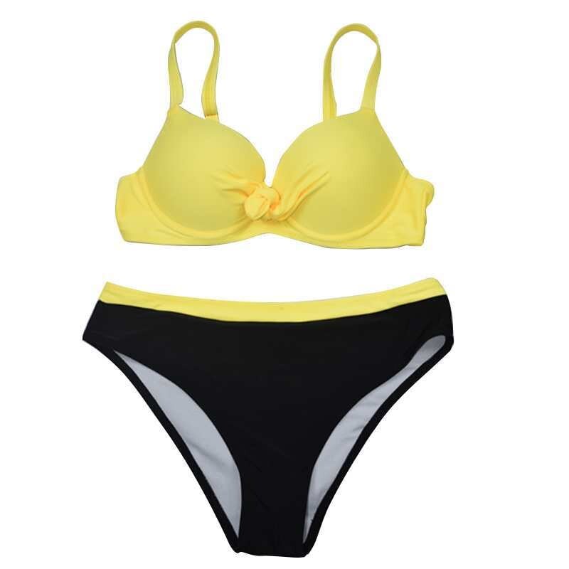 Costum de baie despicat pentru femei din comerț exterior popular Bikini european și american sexy pentru femei de mărime mare