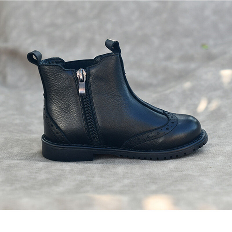 Sügis- ja kevadsaapad Ehtsast nahast Poiste Tüdrukute Ratsasaapad Pehmest veisenahast lastejalatsid Suurus 23-36