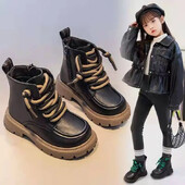 Cizme copii pentru fete Cizme scurte Pantofi copii pentru fată Pantof de iarnă pentru fete Cizme pentru copii Cizme cu platformă Pantofi pentru fete Botas Niña