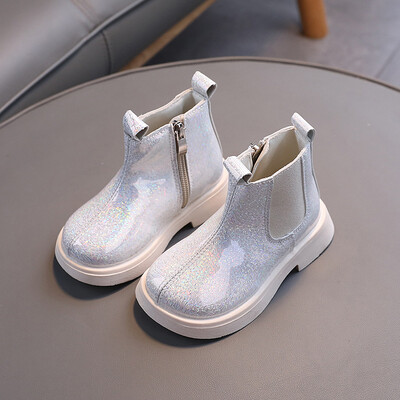 2024. aasta sügis, uus saabumine Lastesaapad Tüdrukutele Tõmblukuga Poolsaapad Poistele Libisemisvastased vabaajajalatsid Pehme tallaga laste välisjalatsid