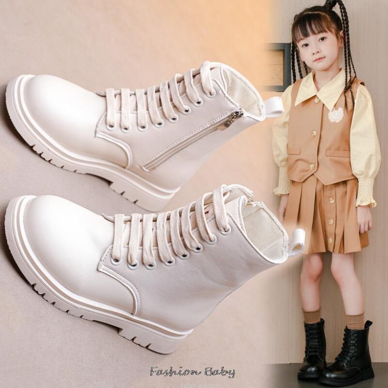 Ботуши за момичета Есен Зима Мода Красива принцеса Нехлъзгащи се Детски ботуши Тийнейджъри Деца Момчета Момичета Обувки