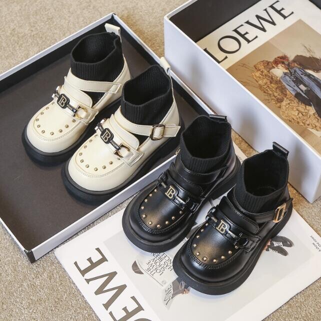 Zimske dječje čizme za 2024. Sportske cipele Jednobojne modne dječje čizme za gležnjače Neklizajuće tople čizme za dječake i djevojčice Kožne čizme, dječje tenisice