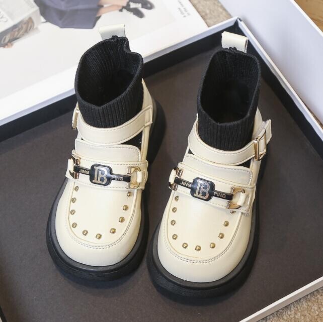 Zimske dječje čizme za 2024. Sportske cipele Jednobojne modne dječje čizme za gležnjače Neklizajuće tople čizme za dječake i djevojčice Kožne čizme, dječje tenisice