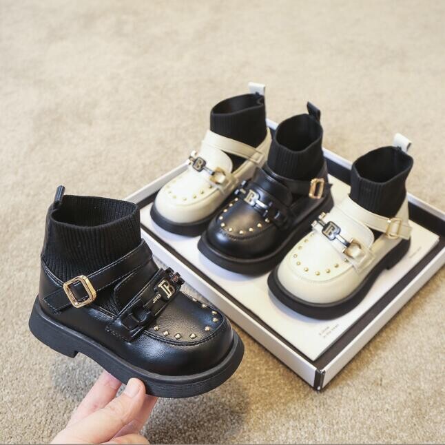 Zimske dječje čizme za 2024. Sportske cipele Jednobojne modne dječje čizme za gležnjače Neklizajuće tople čizme za dječake i djevojčice Kožne čizme, dječje tenisice