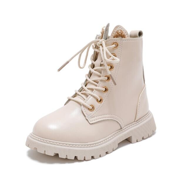 Dječje kožne čizme Moda za djevojčice Jesen Zima Nove ležerne udobne kratke čizme Tople dječje svestrane pamučne čizme protiv klizanja