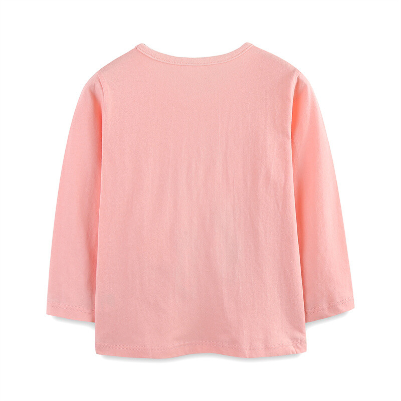 Hüppemeetrid 2-7T Loomad Print Tüdrukud Riided Tsärgid Sügistalveks Laste pikkade varrukatega pluus Laste Mood T-särgid Topid