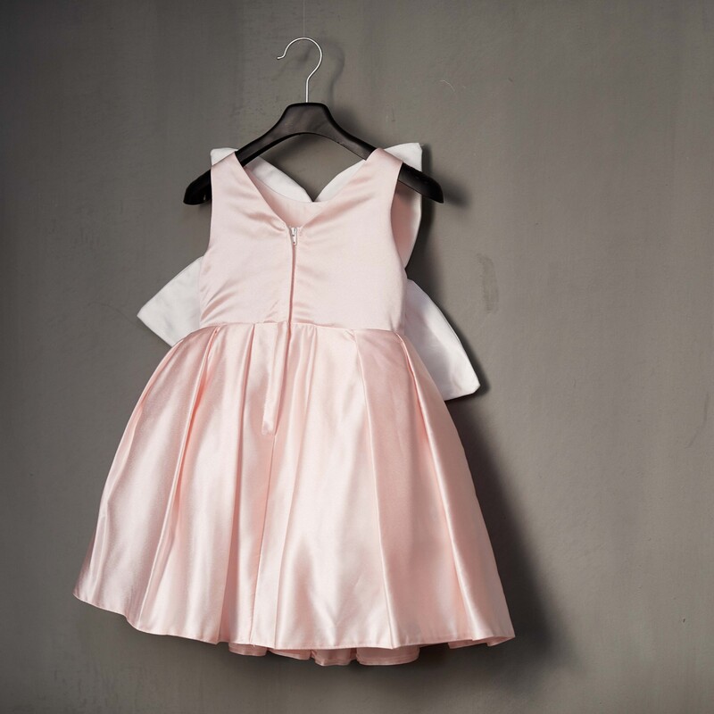 Лято 2024 г. Нови момичета без ръкави с големи цветя, диаманти, розово сладко сватбена рокля за рожден ден Roupa Infantil Menina Custume 12M-7T