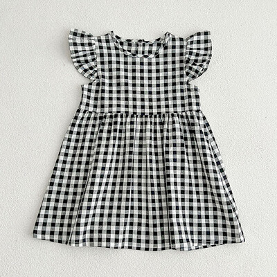 Suviste laste beebitüdrukute varrukateta võrkkleit uutele lastele beebitüdrukutele armas armas printsess lasteriiete kleit