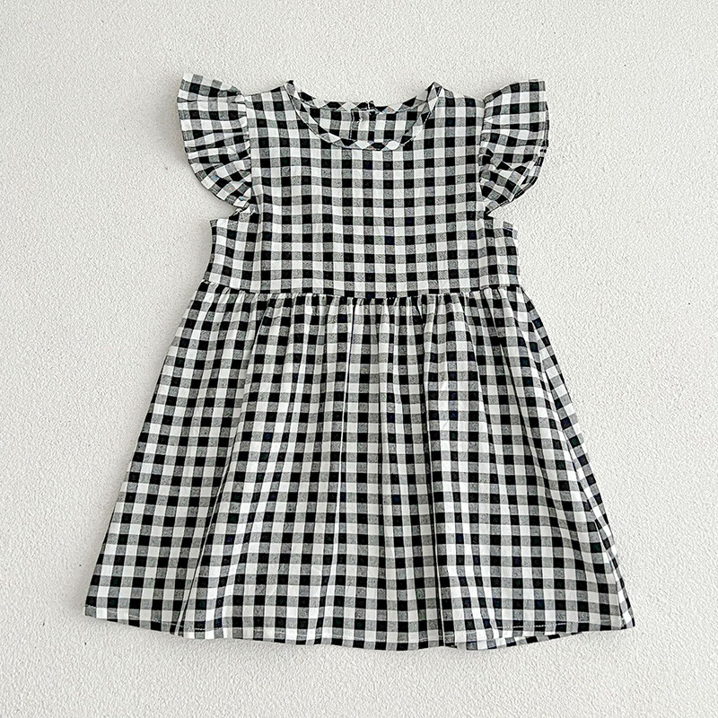 Suviste laste beebitüdrukute varrukateta võrkkleit uutele lastele beebitüdrukutele armas armas printsess lasteriiete kleit