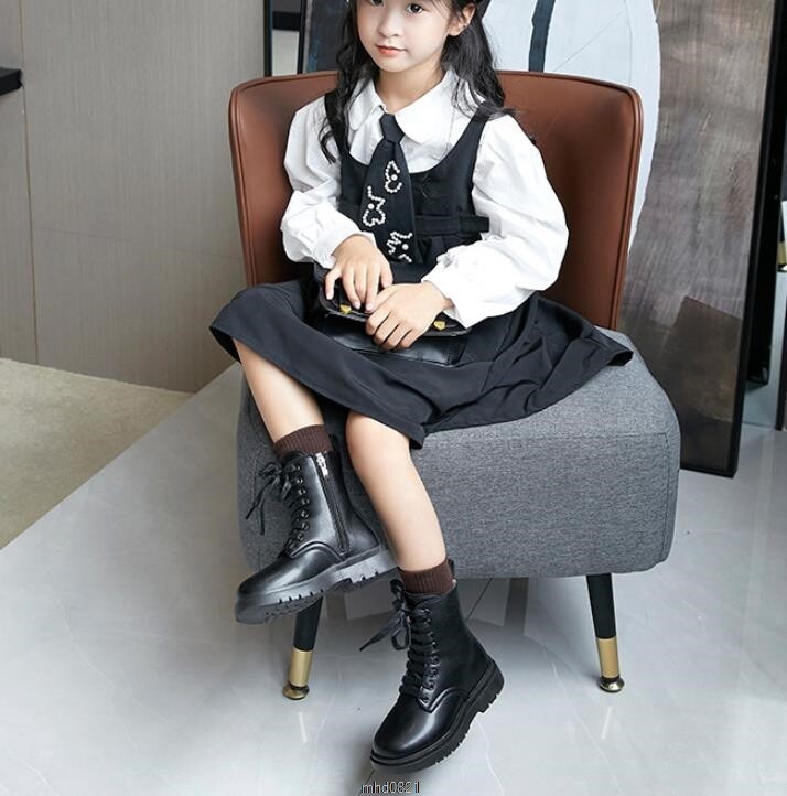 Copii Piele Bej Cizme Pantofi Copii Impermeabil Gri Negru Cizme Pentru Bebeluş Fetiţă Cizme Băieţi Pantofi Cadou de aniversare