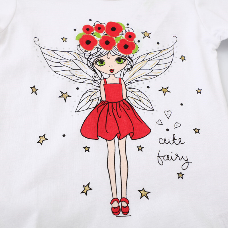 Jumping Meters 2-7T Majice dugih rukava za djevojčice Životinje Vez Jesen Proljeće Dječja odjeća Modne majice za malu djecu Majice