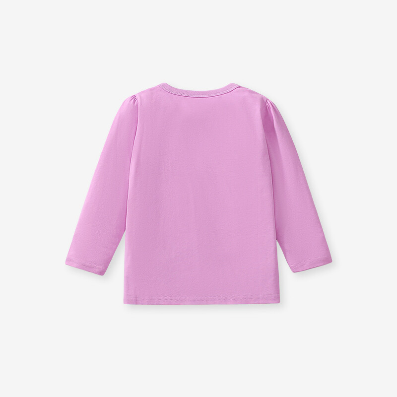 Little maven Europa i Amerika Jesenska dječja odjeća Životinje Fox Applique Djevojka Majice dugih rukava Dječja odjeća Pamučne majice