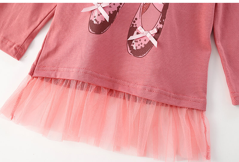 Brändi kvaliteet 100% kammitud puuvillane T-särk 2024 Pikkade varrukatega Lapsed Beebid Lapsed Tüdrukud Vabaaja Pluus Tee Aluspesu Beebitüdrukute Riided