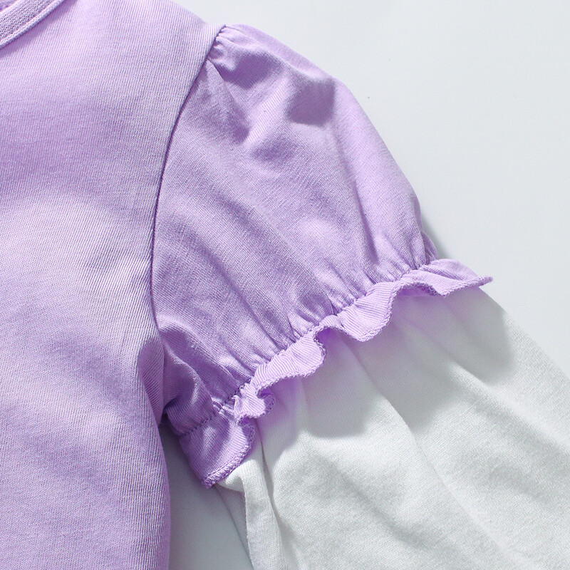 Little maven Lasteriided Sügis armsad liblikas topsid Puuvillased Beebi Tüdrukud Riided Tikand Multikad Hiir pikkade varrukatega T-särgid