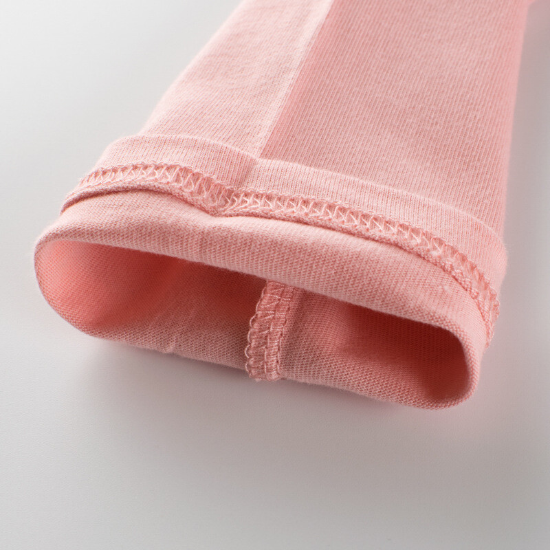 2-8T pamučna dječja majica kratkih rukava za malu djecu Odjeća za djevojčice Jesen Zima Osnovna pamučna majica dugih rukava za dojenčad Slatka majica kratkih rukava