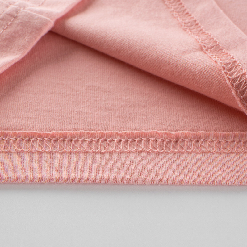 2-8T pamučna dječja majica kratkih rukava za malu djecu Odjeća za djevojčice Jesen Zima Osnovna pamučna majica dugih rukava za dojenčad Slatka majica kratkih rukava