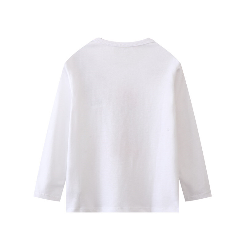 Jumping Meters 2-7T Majice dugih rukava za djevojčice Životinje Vez Dječja Jesen Proljetna Dječja odjeća Modne majice za malu djecu Majice