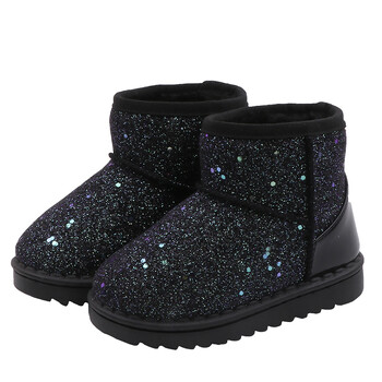 Fashion Bling Snow Boot για κοριτσάκια Χειμερινές μπότες για μεγάλα παιδιά Ζεστό παιδικό αντιολισθητικό παπούτσι 2 3 4 5 6 7 8 9 10 11 12 ετών