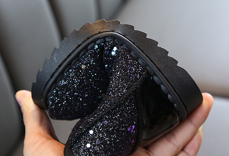 Módne blingové zimné čižmy do snehu pre dievčatká, zimné čižmy pre veľké deti, teplé detské protišmykové topánky pre deti vo veľkostiach 2, 3, 4, 5, 6, 7, 8, 9, 10, 11, 12 rokov.