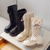 Παιδικά Princess Summer Cool Boot σανδάλια Παιδικά για μωρά καινούρια Κορίτσια Ψηλές μπότες Hollow Out Ανοιξιάτικα Μόδα Αντιολισθητικά παπούτσια