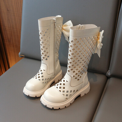 Παιδικά Princess Summer Cool Boot σανδάλια Παιδικά για μωρά καινούρια Κορίτσια Ψηλές μπότες Hollow Out Ανοιξιάτικα Μόδα Αντιολισθητικά παπούτσια