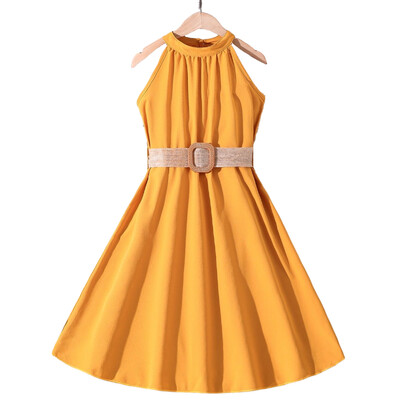 Haljine za djevojčice Viseće haljine do struka Tinejdžerske ležerne modne haljine za 8 9 10 11 12 godina Dječja odjeća