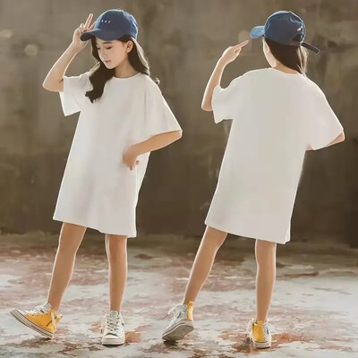 Novo 2022. Ljetne haljine za djevojčice, dječje ležerne party Princess duge haljine Kostimi Dječja odjeća Vestidos Teen 6 8 10 12 14 Years